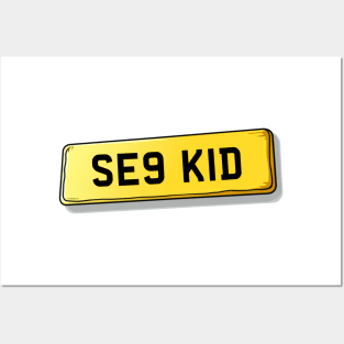 SE9 KID Kidbrooke Number Plate Posters and Art